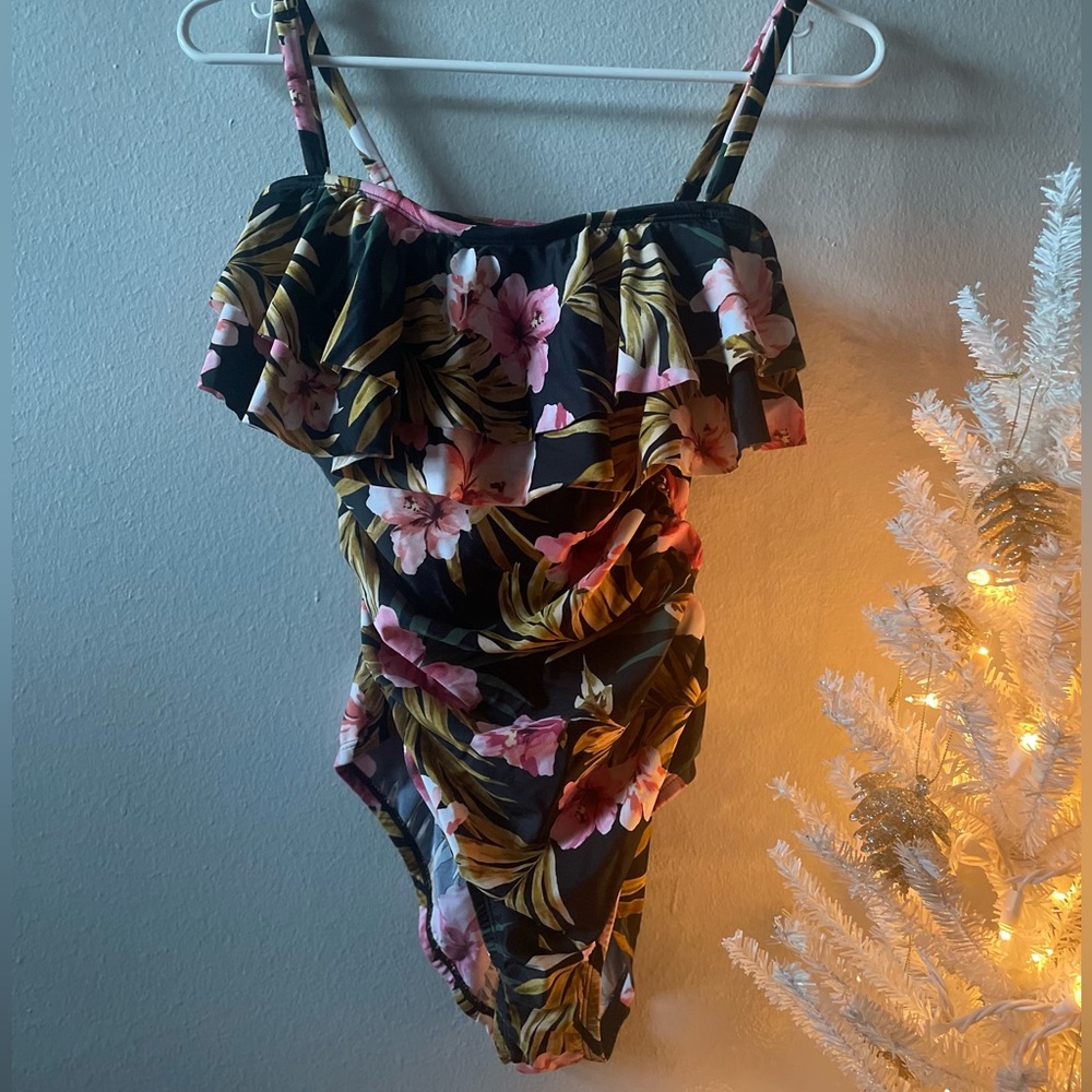 Ruffle One Piece Swimsuit